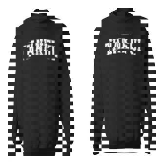 Thankful Athletic Lettering Thanksgiving Christian Sweatshirt Unisex | Mazezy