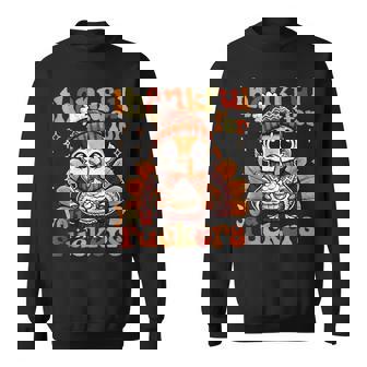 Thankful For You Fuckers Thanksgiving Turkey Pumpkin Pie Tank Top Sweatshirt Unisex | Mazezy