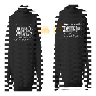 Thankful For My Preschool Turkeys Teach Thanksgiving Teacher Sweatshirt Unisex | Mazezy