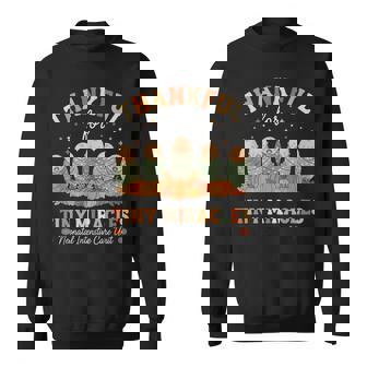 Thankful For Tiny Miracles NICU Pumpkin Halloween Preemie Sweatshirt Unisex | Mazezy