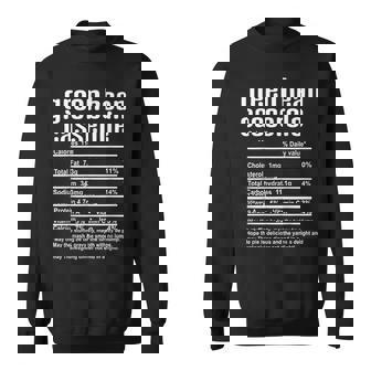 Thanksgiving Christmas Green Bean Casserole Nutritional Fact Sweatshirt - Thegiftio