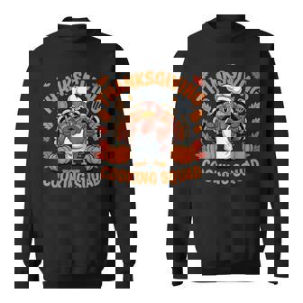 Thanksgiving Cooking Squad Team Turkey Chef Thanksgiving Sweatshirt Unisex | Mazezy