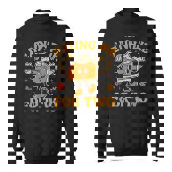 Thanksgiving Pie Saying Pregnancy Announcement Humor Sweatshirt Unisex | Mazezy