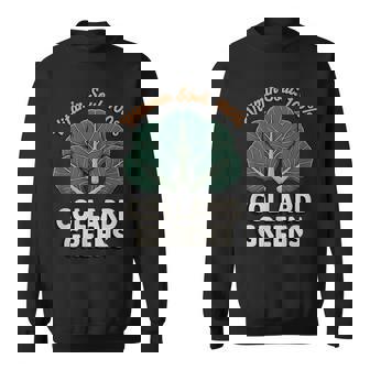 Thanksgiving Pot Luck Dish Vitamin Soul 100 Collard Greens Sweatshirt Unisex | Mazezy