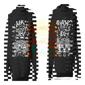 Thanksgiving Radiating Thankful Vibes X-Ray Radiology Tech Sweatshirt - Monsterry