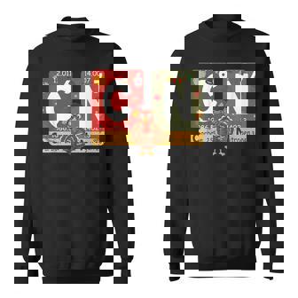 Thanksgiving Science Turkey Chemistry Teacher Fall 67 Meme Sweatshirt Unisex | Mazezy