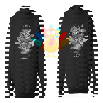 Thanksgiving Turkey Surfing Surf Surfboard Surfer Sweatshirt Unisex | Mazezy