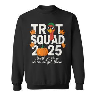 Thanksgiving Turkey Trot Squad 2025 Costume Turkey Trot Sweatshirt - Thegiftio UK