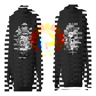 Thanksgiving Turkey Volleyball Sweatshirt Unisex | Mazezy