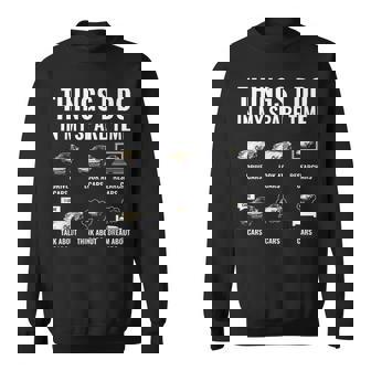 Things I Do In My Spare Time Car Boys Men Muscle Cars Guy Sweatshirt Unisex | Mazezy