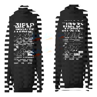 Things I Do In My Spare Time Roller Coaster Lover Sweatshirt - Monsterry