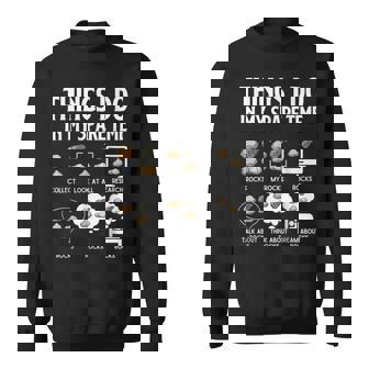 Things I Do In My Spare Time Rock Collector Geology Sweatshirt Unisex | Mazezy