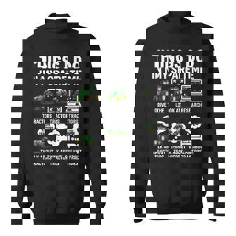 Things I Do In My Spare Time Tractor Lover Farmer Sweatshirt Unisex | Mazezy