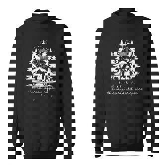 A Thrill Of Hope Nativity O Holy Night Christmas Scene Sweatshirt | Seseable UK