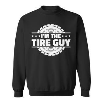 Tire Tech Technician & Tire Changer Quotes -Adults Tire Technician Short Sleeve Black Small Sweatshirt - Thegiftio UK