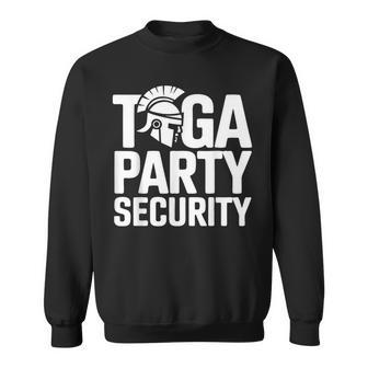 Toga Party Outfit Security Roman Costume Sweatshirt - Thegiftio UK