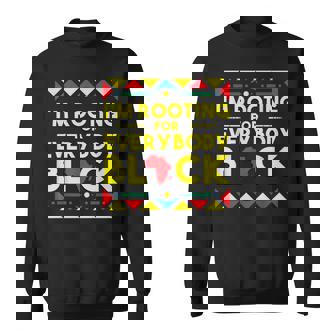 History I'm Rooting For Everybody ブラック アフリカ スウェットシャツ - Kawaiitshirt
