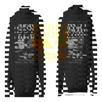 History Teacher Definition Social Studies Teachers Sweatshirt Unisex | Mazezy