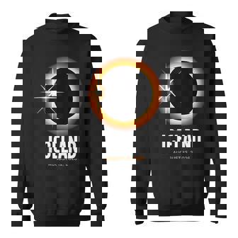 Totality Solar Eclipse Total Solar Eclipse Iceland 081226 Tank Top Sweatshirt Unisex | Mazezy