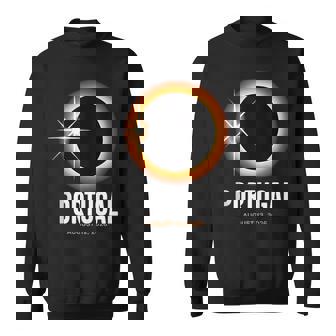 Totality Solar Eclipse Total Solar Eclipse Portugal 0826 Tank Top Sweatshirt Unisex | Mazezy