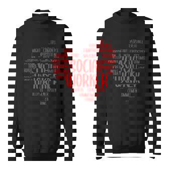 Trabajoocial Corazón Trabajadorocial Trabajoocial Camisa de entrenamiento - Regaloses