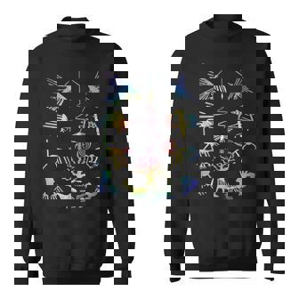 Travel Peru Nazca Lines マチュピチュ ファミリーバケーション 絞り染め スウェットシャツ - Kawaiitshirt