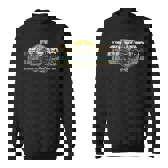 Trees Wildlife Nature Vintage Forest Hiking Camping Outdoor Sweatshirt | Seseable CA