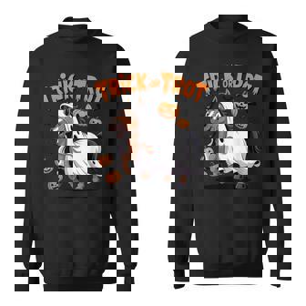Trick Or Trot Halloween Horse Riding Sweatshirt Unisex | Mazezy