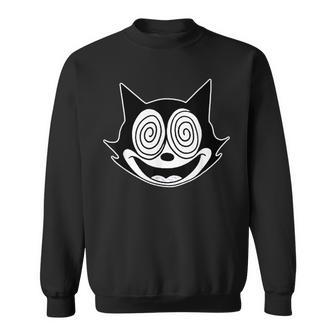 Trippy Cat Felix Sweatshirt - Thegiftio UK