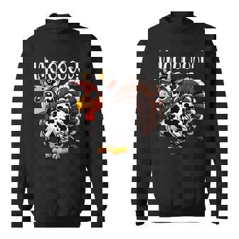 Turkey Moo Cow Costume Thanksgiving Sweatshirt | Mazezy