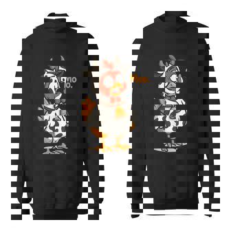 Turkey Moo Thanksgiving Sweatshirt Unisex | Mazezy