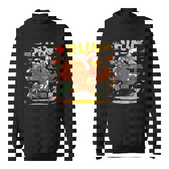 Turkey Run 67 Meme Costume Thanksgiving Turkey Trot Squad Sweatshirt - Monsterry