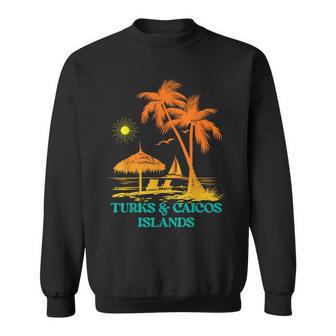 Turks & Caicos Islands Souvenirs Beach Vacation Trip Sweatshirt - Thegiftio
