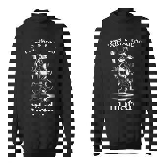 'TWAS The Tacos M'Lord – Medieval Cat Tank Top Sweatshirt Unisex | Mazezy