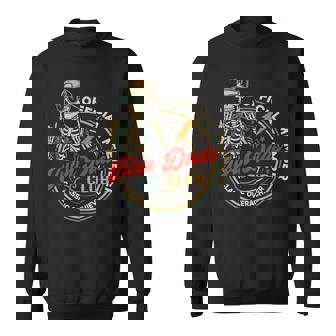 Twin Dad Club Dad Of Twins Skeleton Father's Day Sweatshirt Unisex | Mazezy