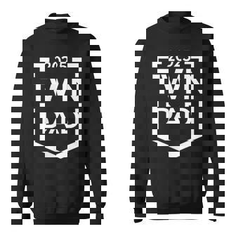 Twin Dad Est 2025 New Father Daddy Sweatshirt | Mazezy