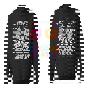 Twinning With My School Bestie Cute Matching Friend Twin Day Sweatshirt - Thegiftio