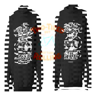 Two Tired But Still Rolling – Cycling Humor Apparel For Ride Sweatshirt Unisex | Mazezy