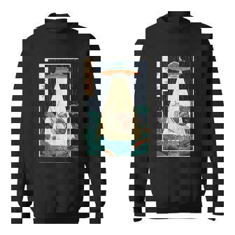 UFO Snail Vintage Japanese Alien Abduction Sweatshirt Unisex | Mazezy