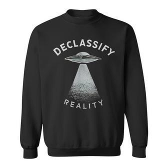 Ufo Uap Disclosure Extraterrestrial Alien Declassify Reality Sweatshirt - Thegiftio UK