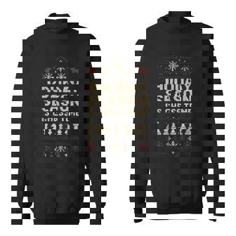 Ugly Christmas Sweater Holiday Season Is Chess Time Pieces Sweatshirt Unisex | Mazezy