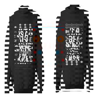 An Ugly Christmas Sweater From Kansas Sunflowers Sweatshirt | Seseable UK