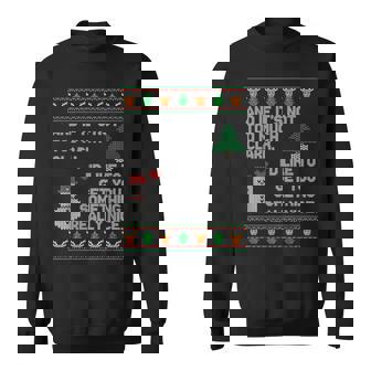 Ugly Christmas Sweater Winter Vacation Christmas Tree Sweatshirt - Thegiftio