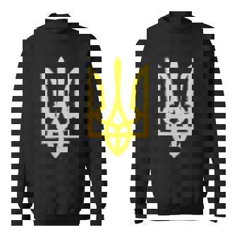 Ukraine Shirt Ukrainian Trident Military Zelensky Emblem Sweatshirt Unisex | Mazezy