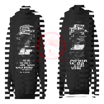 Never Underestimate Old Man Who Is Also Coast Guard Veteran Sweatshirt Unisex | Mazezy