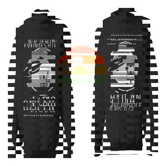 Never Underestimate An Old Man WHO Plays DISC Golf Meme Tank Top Sweatshirt Unisex | Mazezy