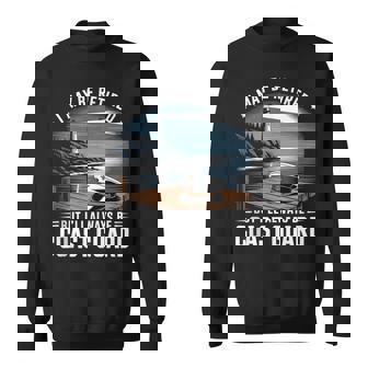 United States Coast Guard Retired American Flag Tank Top Sweatshirt Unisex | Mazezy