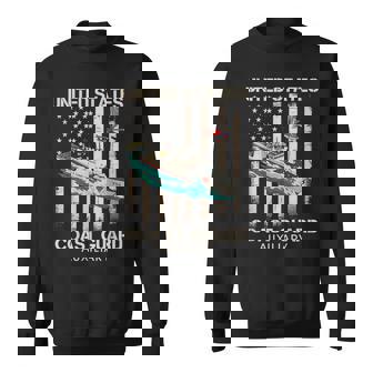 US Coast Guard Veteran US Veteran Family Sweatshirt Unisex | Mazezy