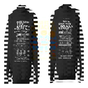 Usa 1980 Ice Hockey Retro Animals Sweatshirt | Seseable CA