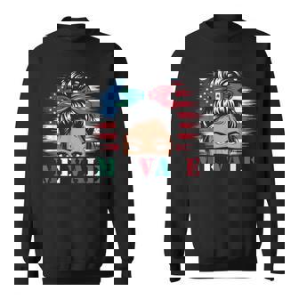 Me Vale Mexican Flag Latino Spanish Slang Sweatshirt Unisex | Mazezy